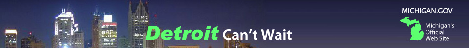Detroit Can't Wait Banner